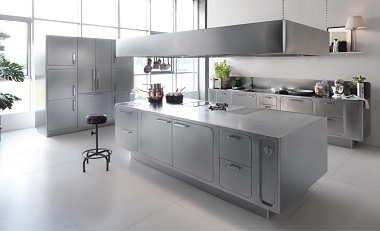 Stainless steel kitchen